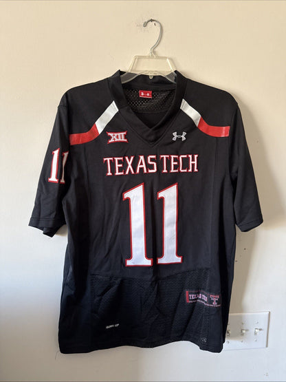 Men’s Under Armour Jakeem Grant 11 Texas Tech Red Raiders Jersey Sz M - RARE - Kyle’s Football Cards