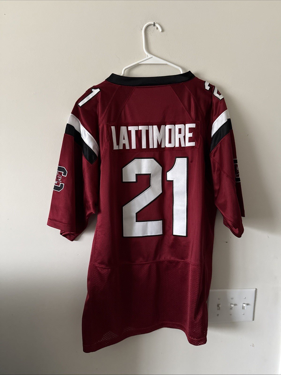 Men's Under Armour Marcus Lattimore 21 USC Gamecocks NCAA Jersey Sz 50 - RARE - Kyle’s Football Cards