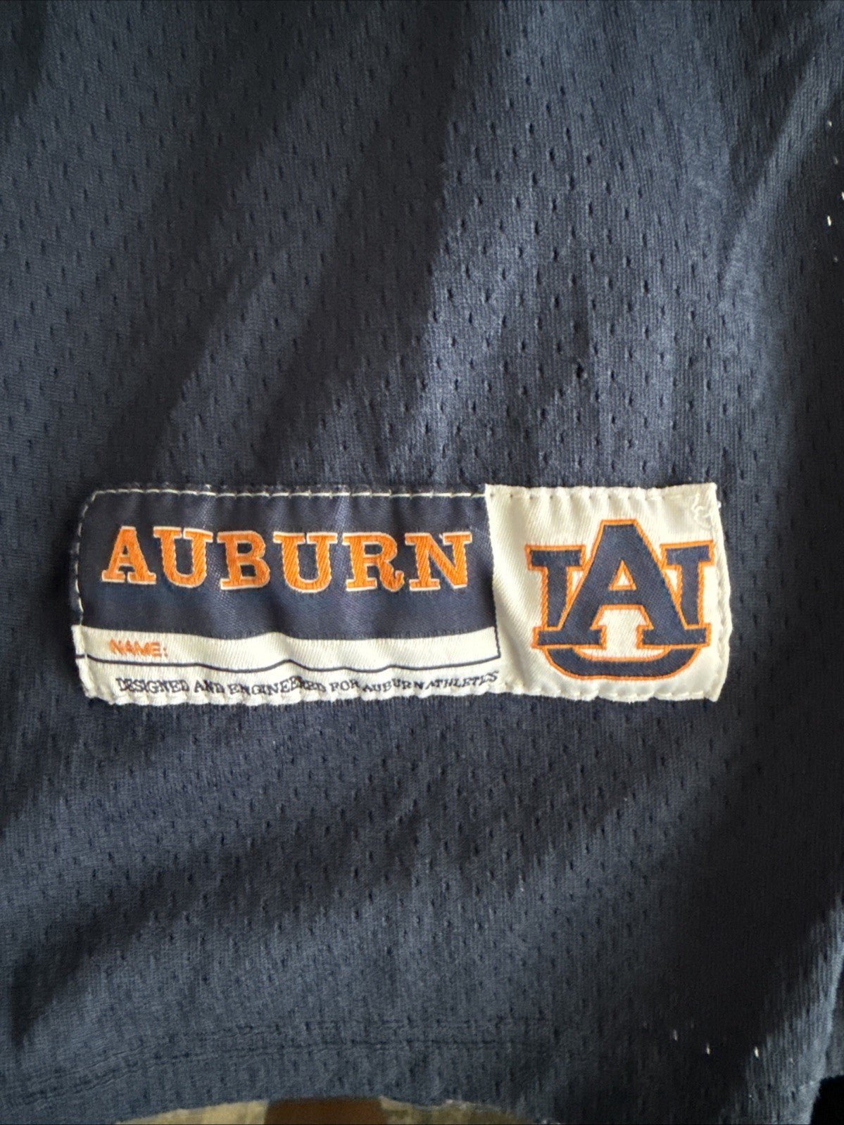 Men’s Under Armour Nick Fairley 90 Auburn Tigers NCAA Jersey Sz 56 - Blue RARE - Kyle’s Football Cards