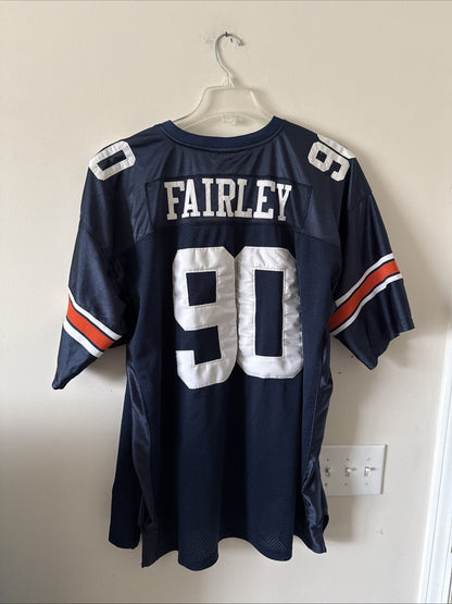 Men’s Under Armour Nick Fairley 90 Auburn Tigers NCAA Jersey Sz 56 - Blue RARE - Kyle’s Football Cards