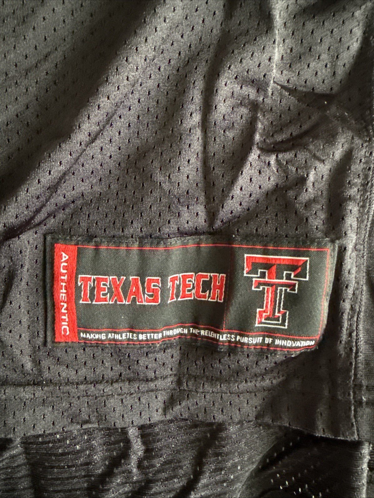 Men’s Under Armour Texas Tech Red Raiders 1 Wounded Warrior Project Jersey Sz L - Kyle’s Football Cards