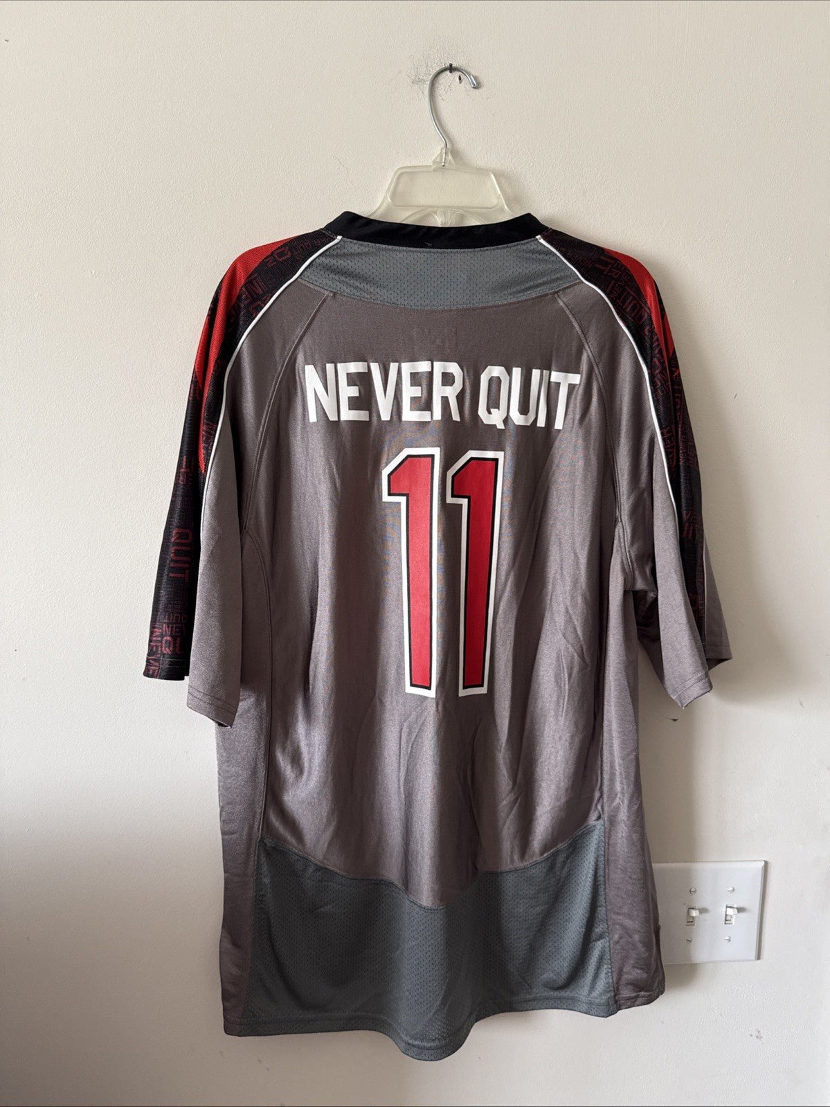 Men’s Under Armour Texas Tech Red Raiders 11 Lone Survivor Jersey Sz L - RARE - Kyle’s Football Cards