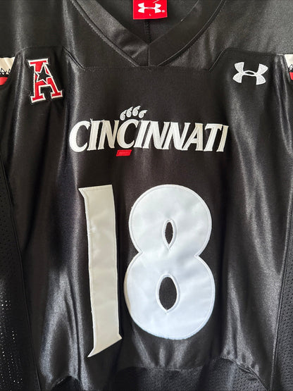 Men's Under Armour Travis Kelce 18 Cincinnati Bearcats NCAA Jersey Sz L - RARE - Kyle’s Football Cards