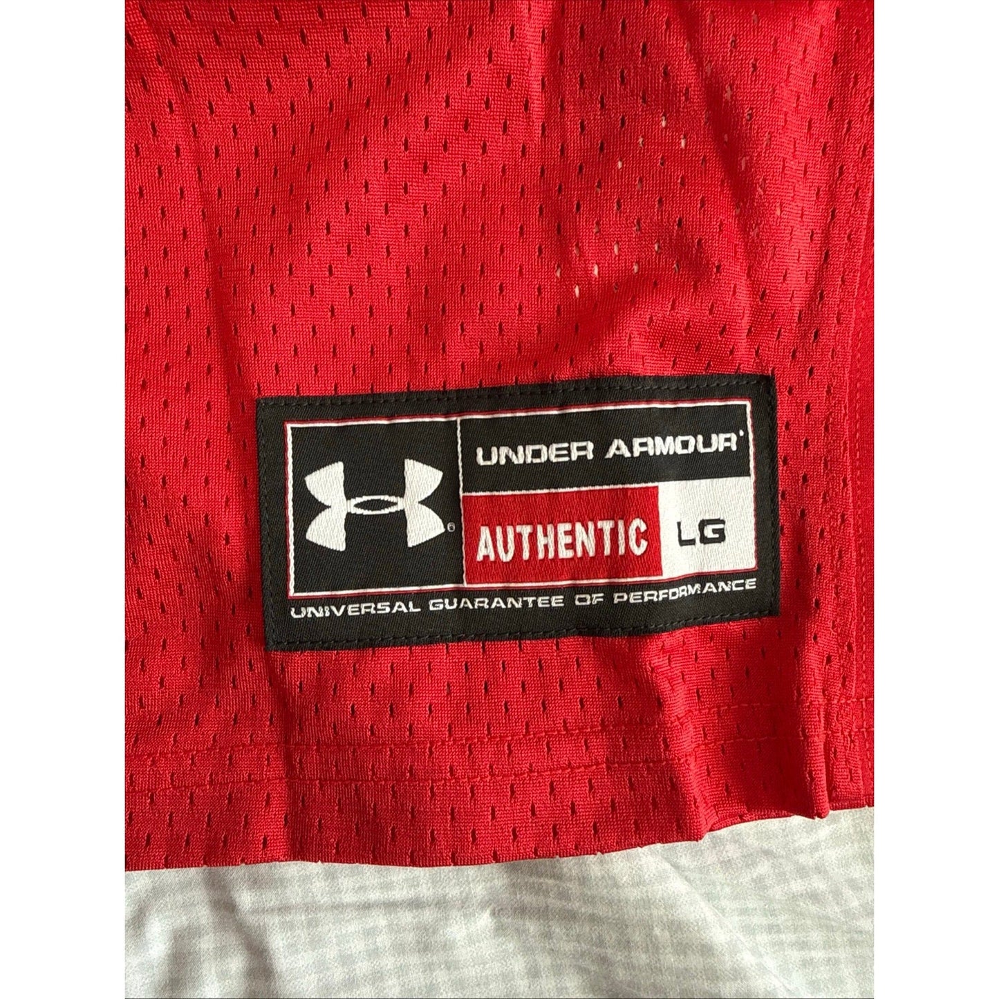 Men’s Wisconsin Badgers Under Armour Fall 2017 Football 25 Jersey Sz L - Red - Kyle’s Football Cards