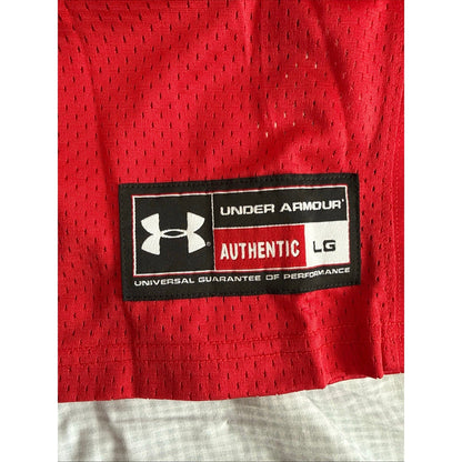 Men’s Wisconsin Badgers Under Armour Fall 2017 Football 25 Jersey Sz L - Red - Kyle’s Football Cards