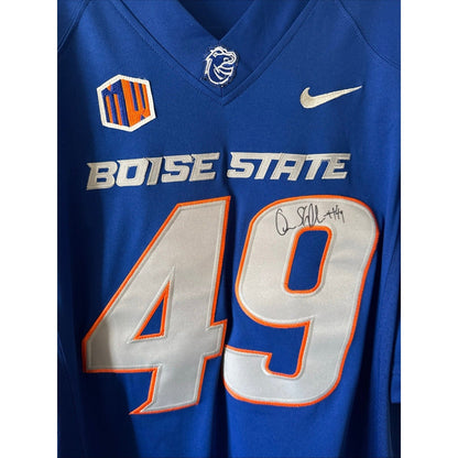 Nike Men's Quinn Skillin 49 Boise State Broncos Autographed Jersey Sz L - RARE - Kyle’s Football Cards
