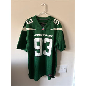 NIKE MEN’S VINTAGE NEW YORK JETS MARTY LYONS #93 JERSEY NFL SZ LARGE - GREEN