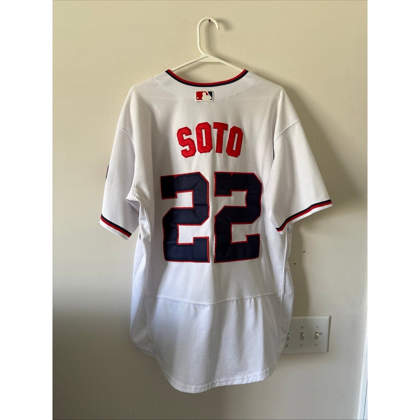 Original Nike Men's Washington Nationals Juan Soto White Home Jersey Sz 44 (L) - Kyle’s Football Cards