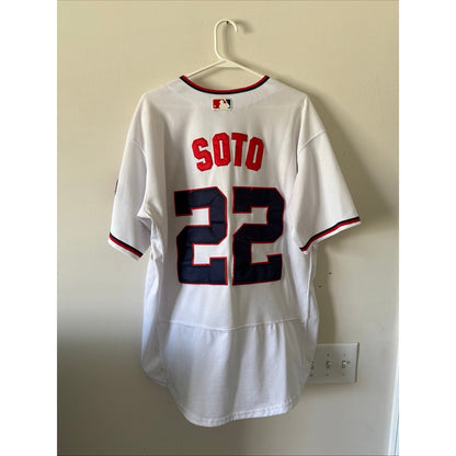 Original Nike Men's Washington Nationals Juan Soto White Home Jersey Sz 44 (L) - Kyle’s Football Cards