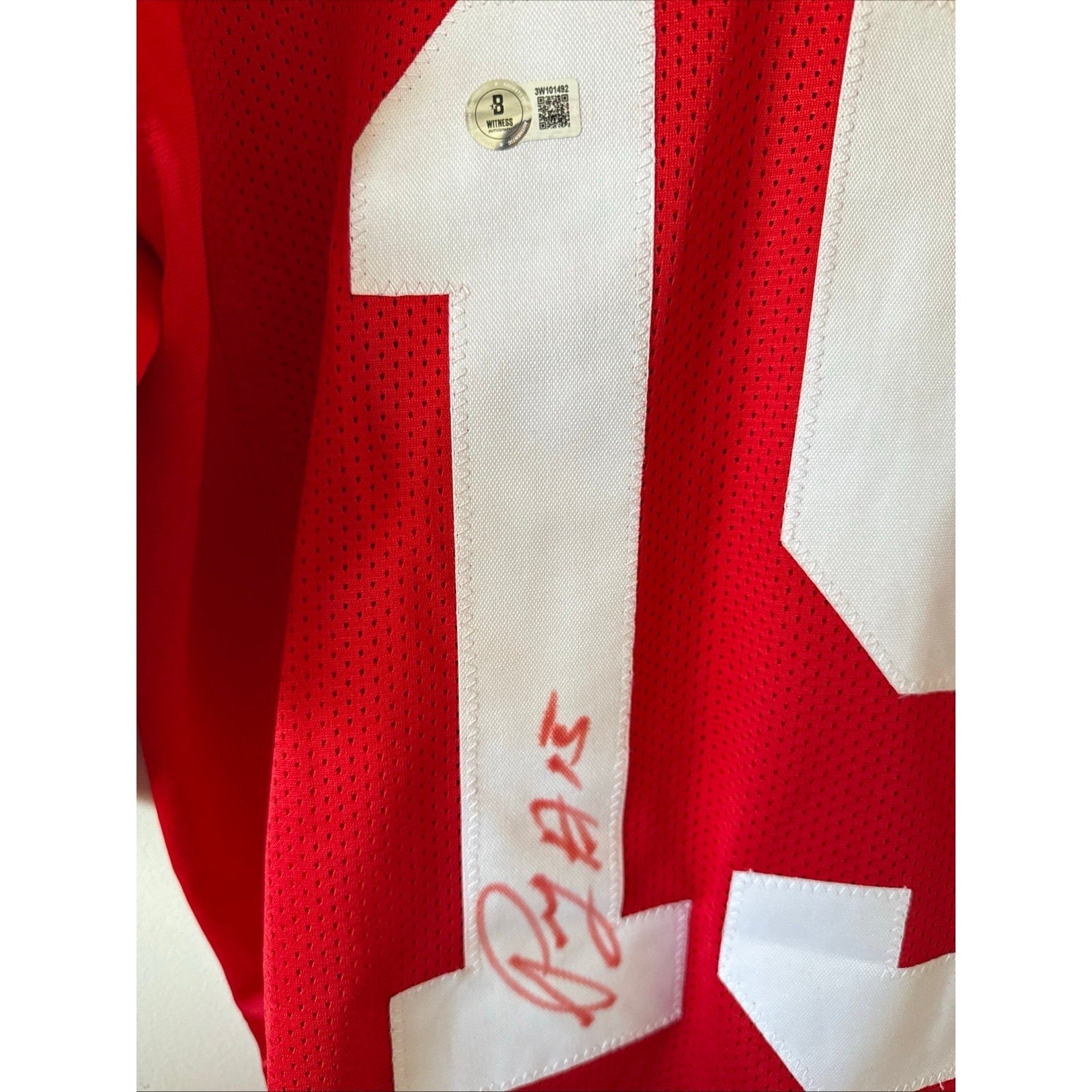 Pierre Garcon 15 San Francisco 49ers Autographed Jersey Beckett Certified Sz XL - Kyle’s Football Cards