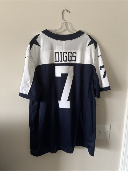 Men’s Nike Trevon Diggs #7 Dallas Cowboys Vapor Limited Jersey Sz 3XL - Blue