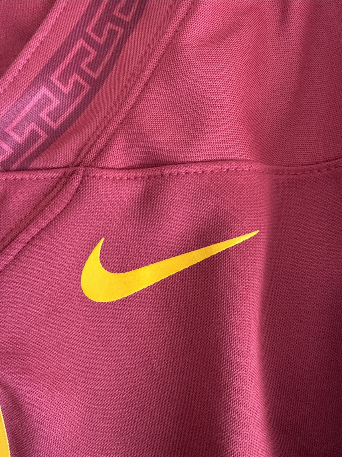 Men’s Nike USC Trojans #1 NCAA Football Dri Fit Jersey Sz XL - Red