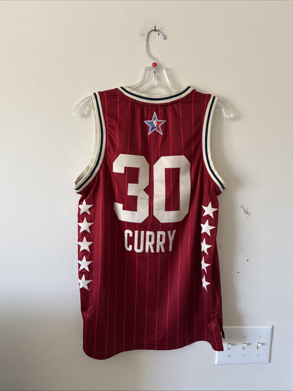 Men’s Jordan Stephen Curry#30 2024 NBA All-Star Game Jersey Sz 44 - Red RARE