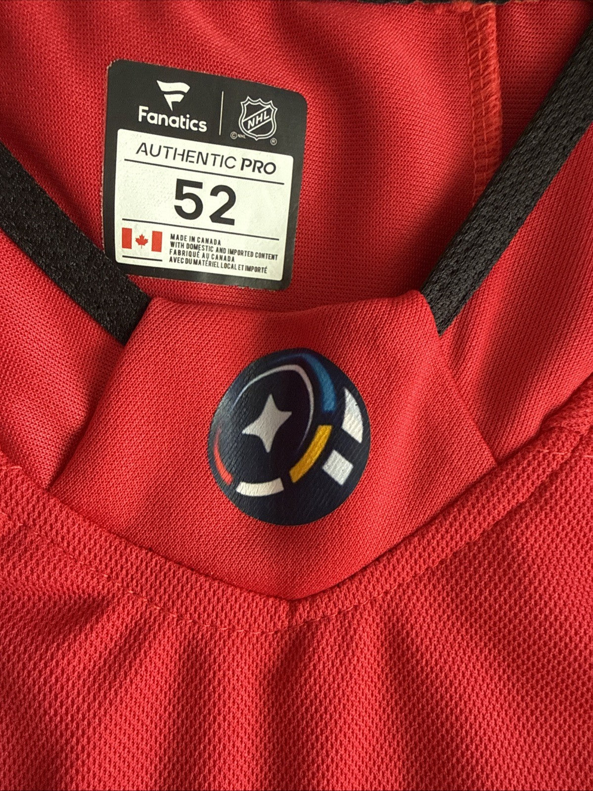 Men’s Fanatics Nathan MacKinnon #29 Canada 4 Nations FaceOff Jersey Size 52 RARE