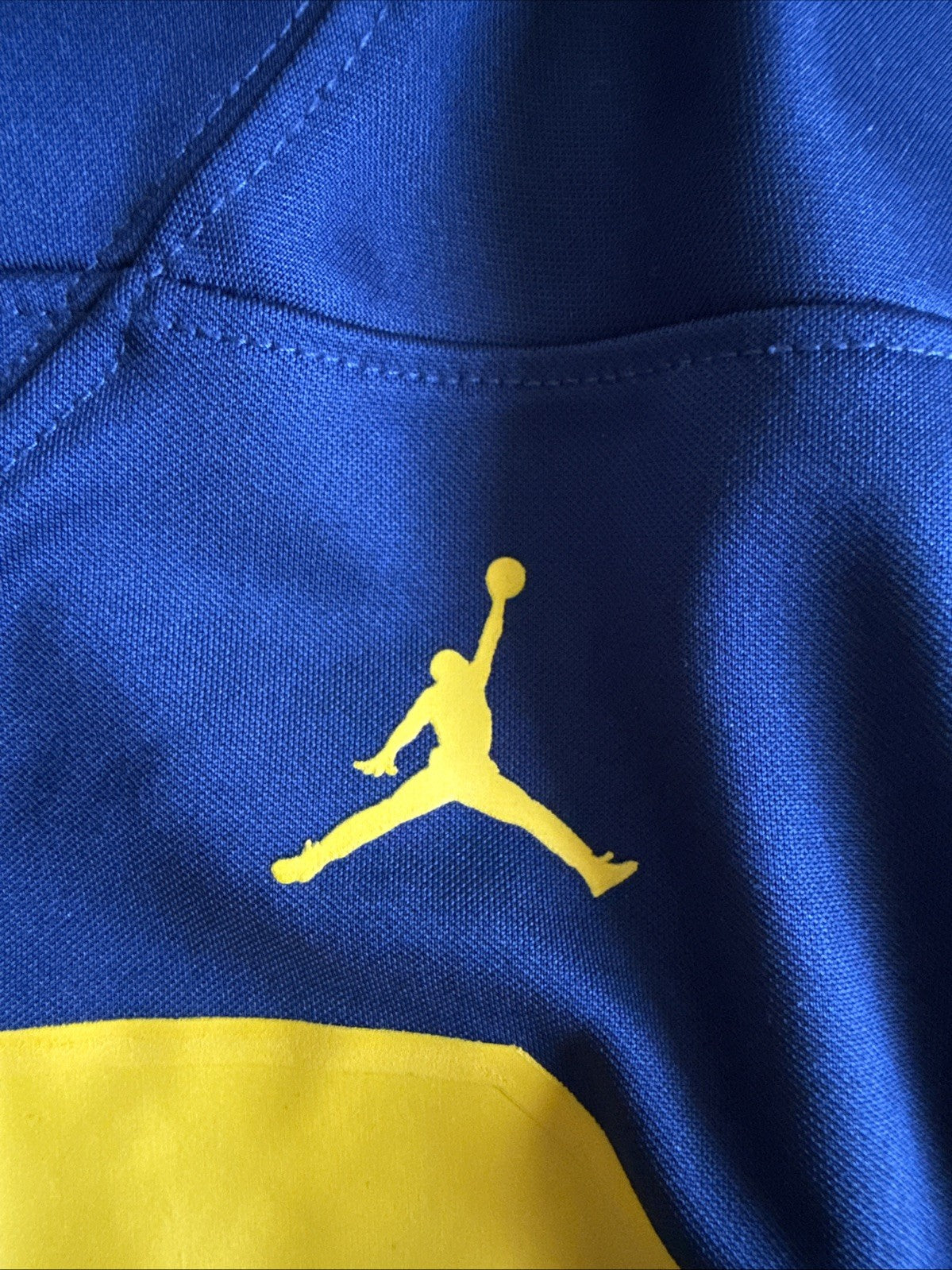 Men’s Jordan Tom Brady #10 Michigan Wolverines NCAA Game Jersey Sz M - Blue RARE