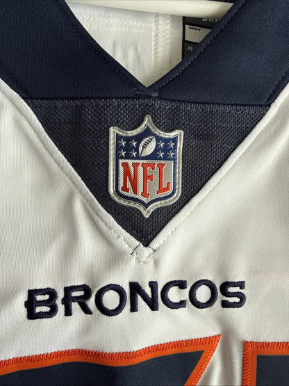 Men’s Nike Justin Simmons #31 Denver Broncos Vapor Lmtd Jersey Sz XL White RARE