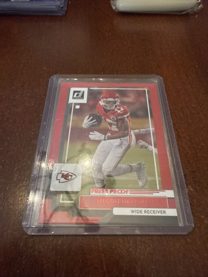 2022 Panini Donruss Press Proof Red Mecole Hardman Jr #272