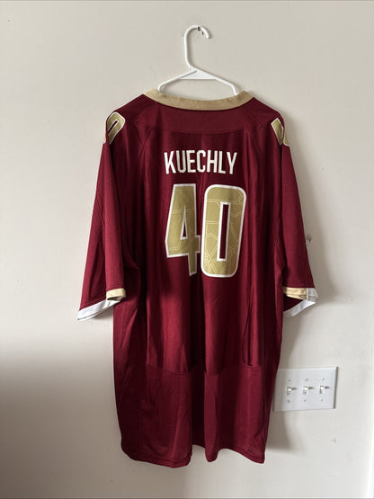 Men’s Under Armour Luke Kuechly #40 Boston College Eagles Jersey Sz 2XL - RARE