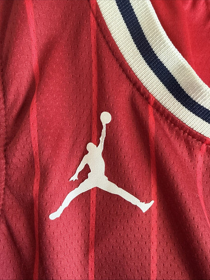Men’s Jordan Stephen Curry#30 2024 NBA All-Star Game Jersey Sz 44 - Red RARE