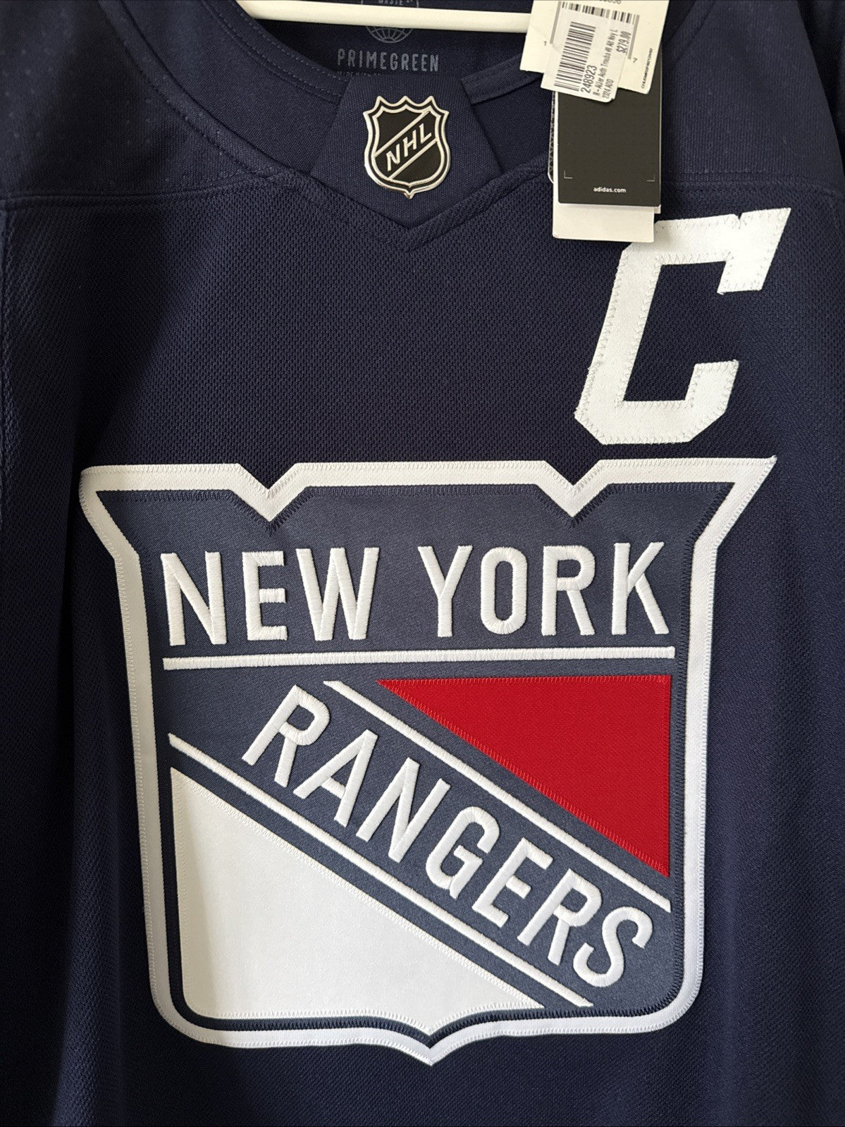 Men’s Adidas Jacob Trouba #8 New York Rangers Authentic Jersey Sz 52 - NWT RARE