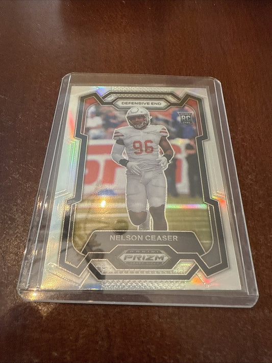 Nelson Ceaser 2024 Panini Prizm Draft SILVER PRIZM Rookie #156 HOUSTON COUGARS