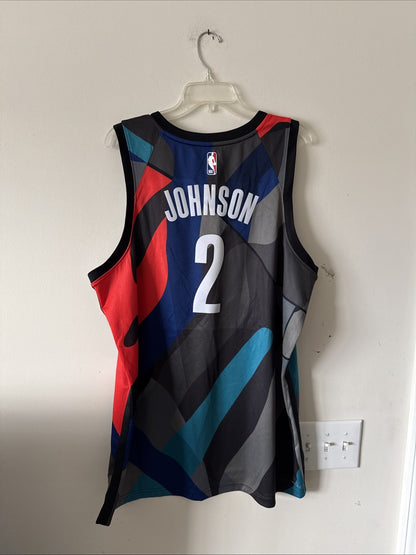 Men’s Nike Cam Johnson #2 Brooklyn Nets KAWS 2023 City Edition Jersey Sz 52 NWT