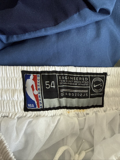 Men’s Nike Los Angeles Lakers Player Issued Swingman Shorts Sz 54 - White RARE