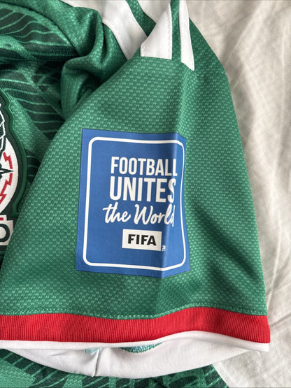 Men's adidas Santiago Gimenez #11 2026 Mexico Home WC Jersey Sz XL - Green NWT
