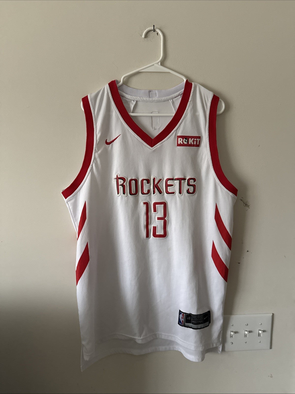 Men’s Nike James Harden #13 Houston Rockets Association Jersey 2018 Sz 48 - RARE