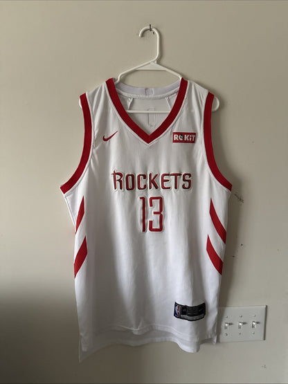 Men’s Nike James Harden #13 Houston Rockets Association Jersey 2018 Sz 48 - RARE