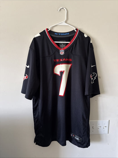 Men’s Nike CJ Stroud #7 Houston Texans NFL Football Game Home Jersey Sz XL RARE