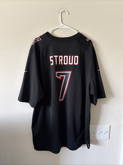 Men's Nike C.J. Stroud #7 Houston Texans Carbon Black Fashion Jersey Sz XL RARE
