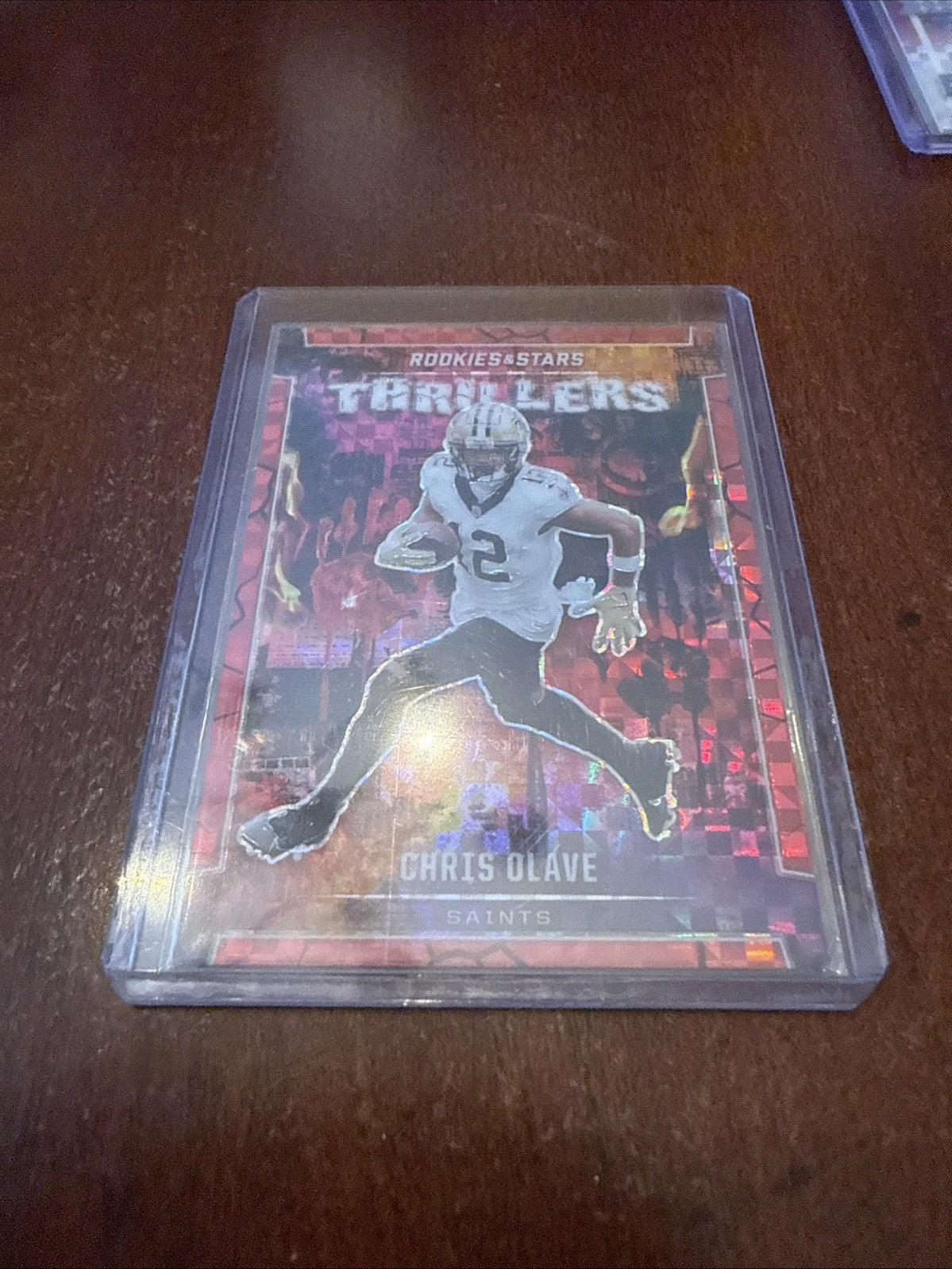 2024 Panini Rookies & Stars - Thrillers Chris Olave #T-COE Red Plaid
