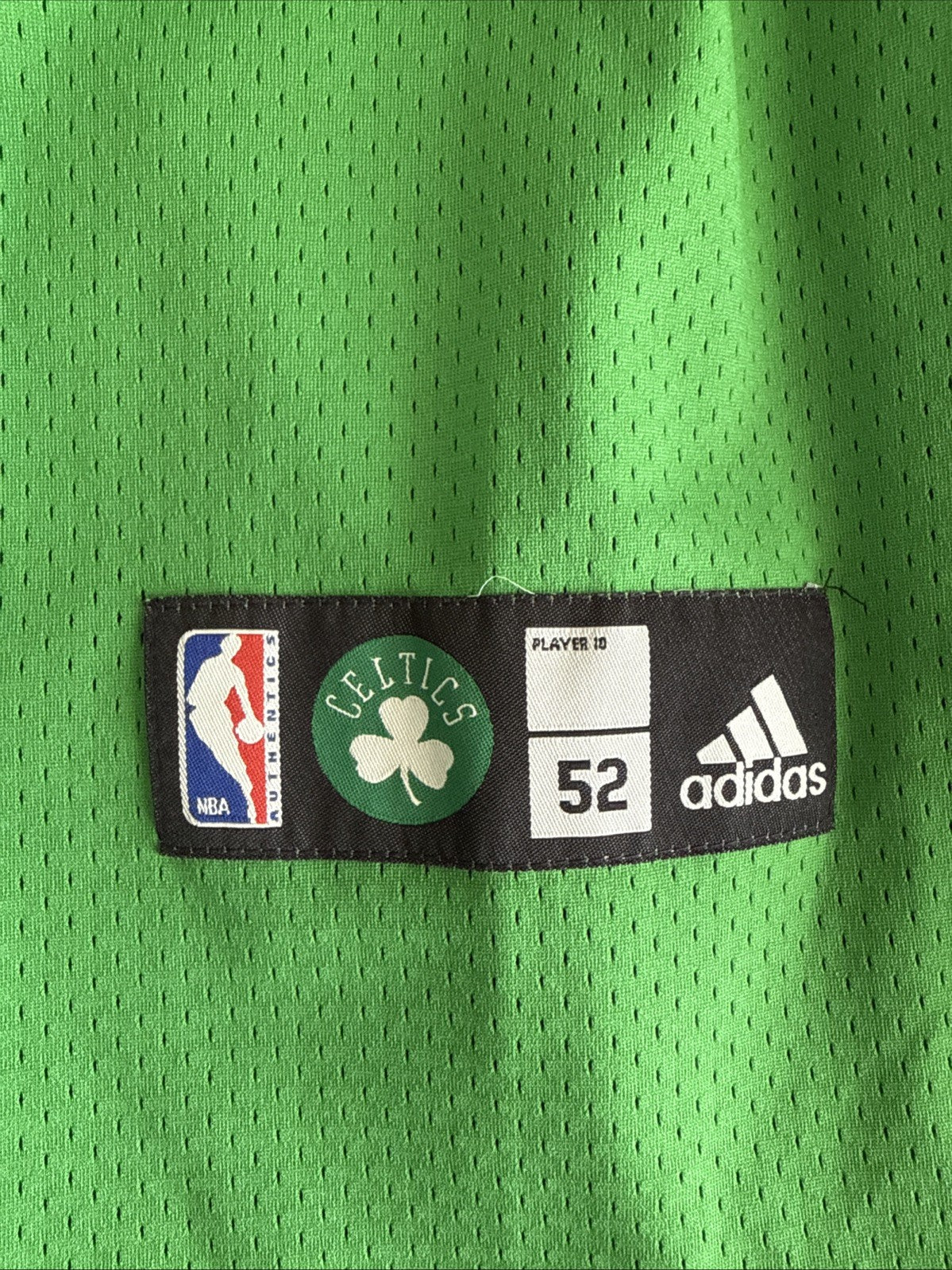 Men’s Adidas Paul Pierce #34 Boston Celtics Authentic Jersey  Sz 52 - Green