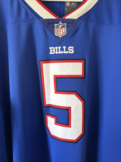 Men’s Nike Tyrod Taylor #5 Buffalo Bills Vapor Lmtd NFL Jersey Sz 2XL Blue RARE