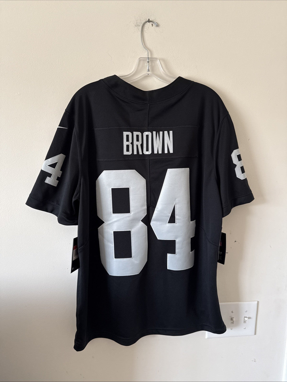 Men’s Nike Antonio BROWN #84 Oakland Raiders Vapor Limited Jersey Sz L NWT RARE