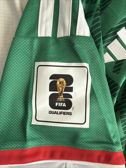 Men's adidas Santiago Gimenez #11 2026 Mexico Home WC Jersey Sz XL - Green NWT