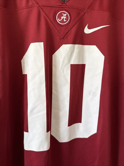 Men’s Nike Mac Jones #10 Alabama Crimson Tide NCAA Official Game Jersey Sz L