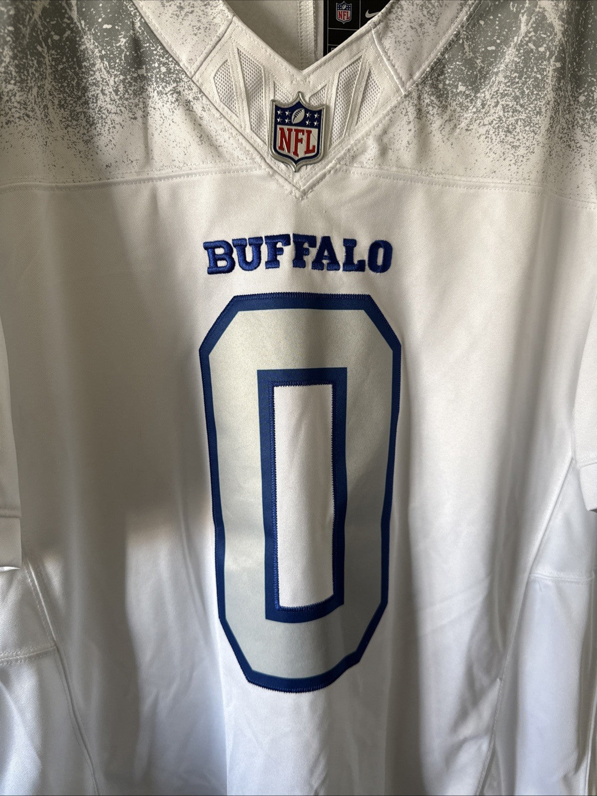 Men’s Nike Keon Coleman #0 Buffalo Bills 2025 Rivalries Vapor Lmtd Jersey Sz L