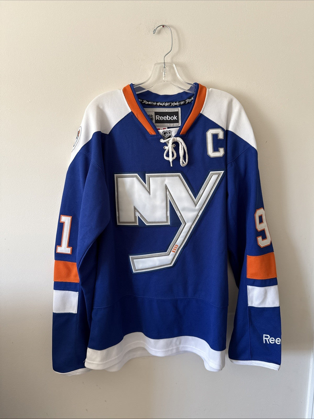 MEN’S REEBOK STADIUM SERIES 2014 JOHN TAVARES NEW YORK ISLANDERS JERSEY SIZE 50