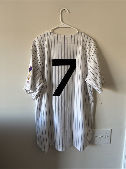 Men’s Mitchell & Ness Mickey Mantle #7 1951 NY Yankees MLB Jersey SZ 48 - RARE