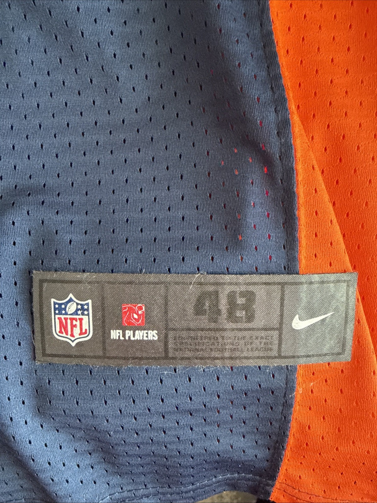 Men’s Nike John Elway#7 Denver Broncos Authentic NFL Jersey Sz 48 - Blue RARE