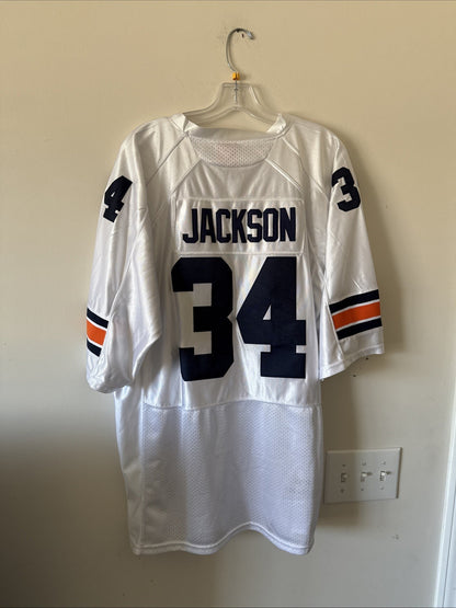 Men’s Under Armour Bo Jackson #34 Auburn Tigers NCAA Jersey Sz 50 - White