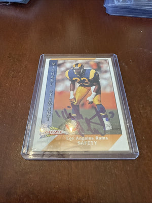 1991 Pacific - Michael Stewart #261 Autograph