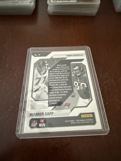 2024 Panini Contenders Bronze #15 Tony Boselli Warren Sapp