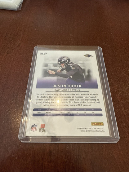 2024 Panini Prestige - Xtra Points Red #27 Justin Tucker /999