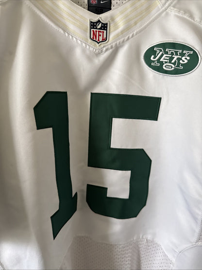 Men’s Nike Brandon Marshall #15 New York Jets NFL Jersey Sz 52 - White RARE