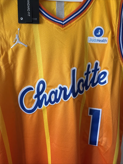 Men’s Jordan LaMelo Ball #1 Charlotte Hornets 2025/26 City Edition Jersey Sz 50