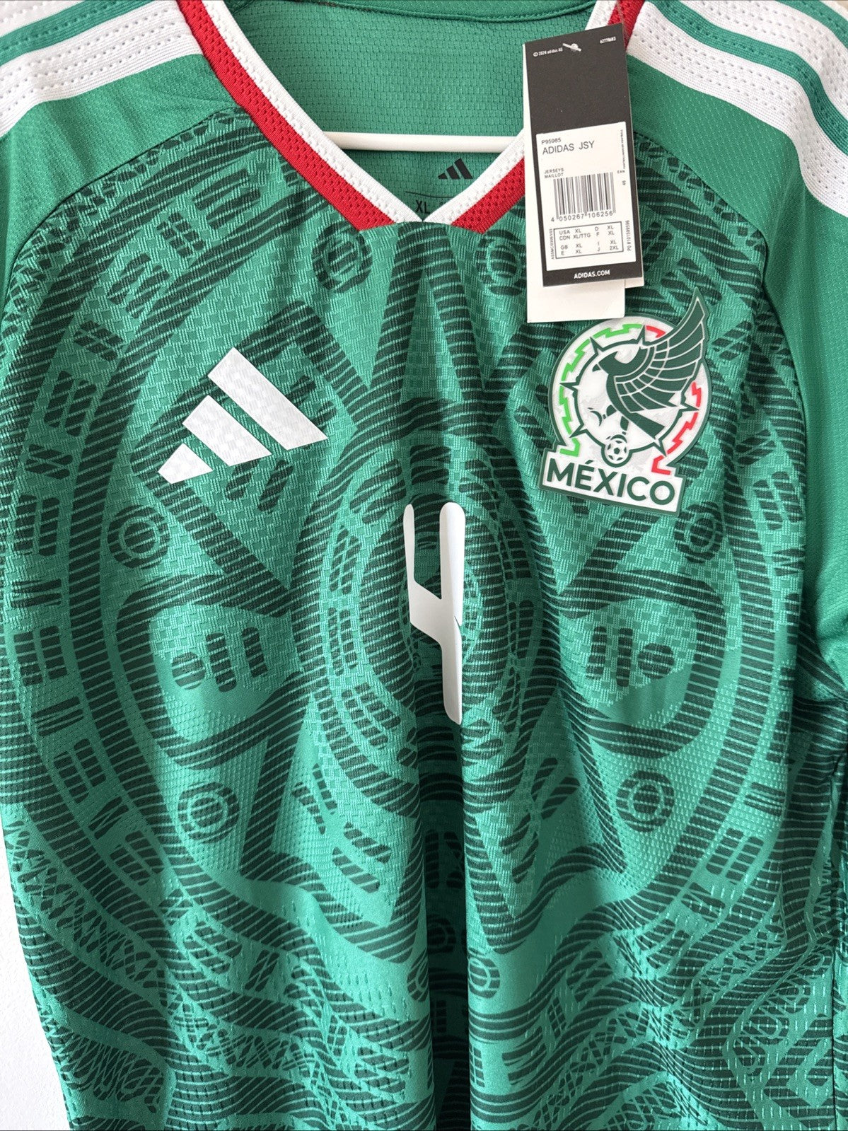 Men’s adidas Edson Alvarez #4 Mexico 2026 Authentic Home Jersey Sz XL - NWT RARE