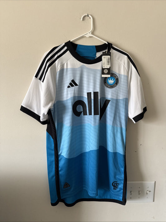 Men’s Adidas Enzo Copetti #9 Charlotte FC Jersey Authentic 24/25  Sz L NWT RARE